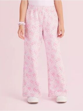 NWT Loveshackfancy x Target Esme Roseheart French Terry Wide-Leg Sweatpants